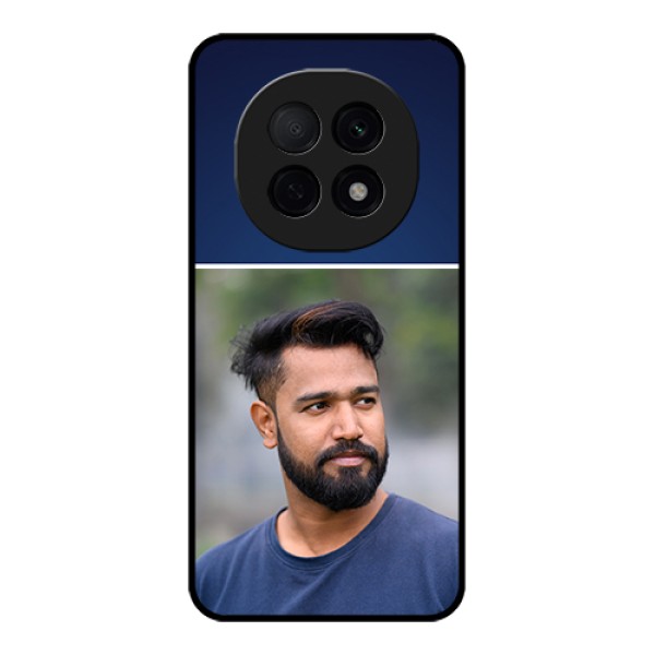Oppo F29 Pro 5G Custom Glass Phone Case - Simple Royal Blue Design Oppo F29 Pro 5G Custom Glass Phone Case - Simple Royal Blue Design