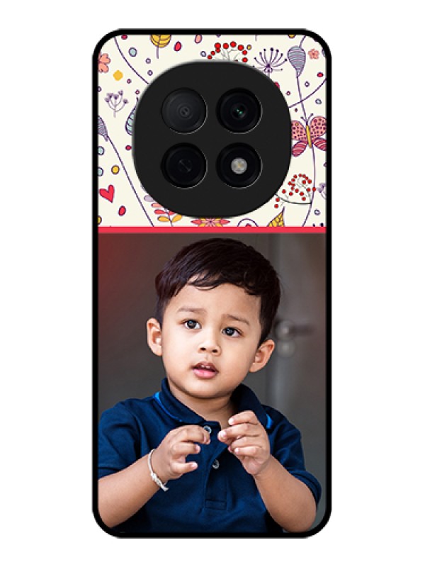 Custom Oppo F29 Pro 5G Custom Glass Phone Case - Premium Floral Design