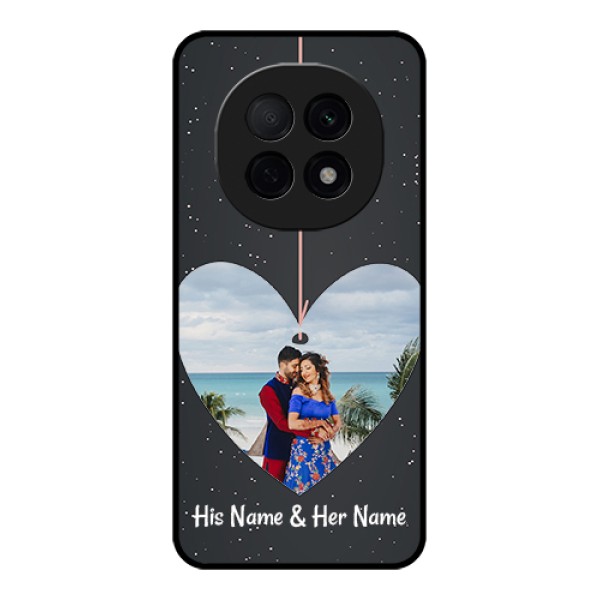 Oppo F29 Pro 5G Custom Glass Phone Case - Hanging Heart Design