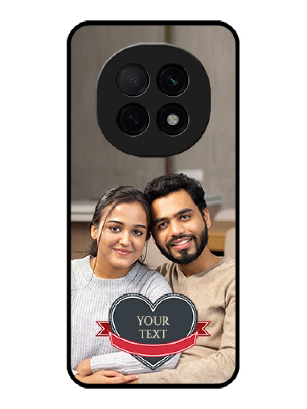 Custom Oppo F29 Pro 5G Custom Glass Phone Case - Just Married Couple Design