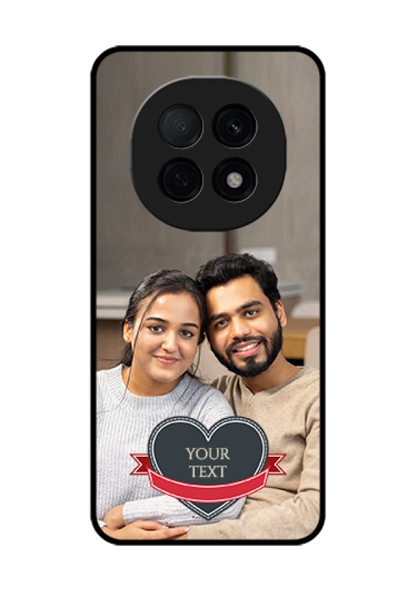 Oppo F29 Pro 5G Custom Glass Phone Case - Just Married Couple Design