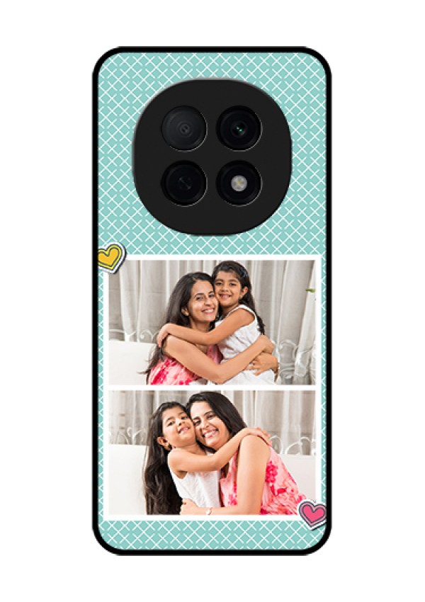 Oppo F29 Pro 5G Custom Glass Phone Case - 2 Image Holder With Pattern Design