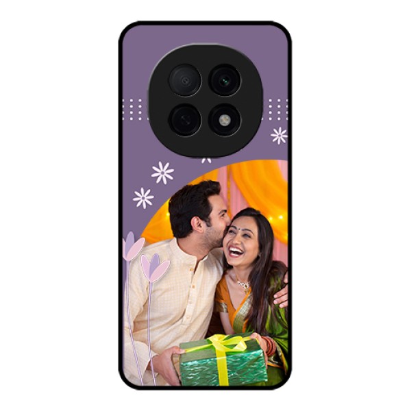 Oppo F29 Pro 5G Custom Glass Phone Case - Lavender Flowers Design