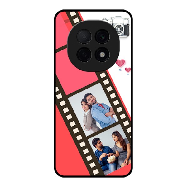 Oppo F29 Pro 5G Custom Glass Phone Case - 3 Image Holder With Film Reel
