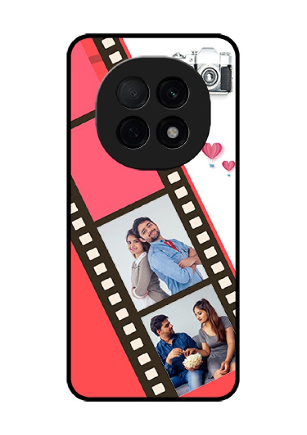 Oppo F29 Pro 5G Custom Glass Phone Case - 3 Image Holder With Film Reel