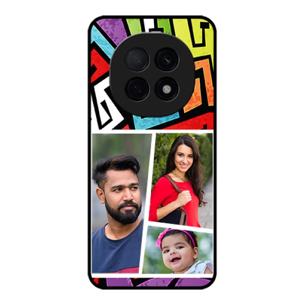 Oppo F29 Pro 5G Custom Glass Phone Case - Graffiti Pattern Design