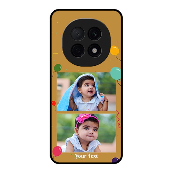 Oppo F29 Pro 5G Custom Glass Phone Case - Image Holder With Birthday Celebrations Design Oppo F29 Pro 5G Custom Glass Phone Case - Image Holder With Birthday Celebrations Design