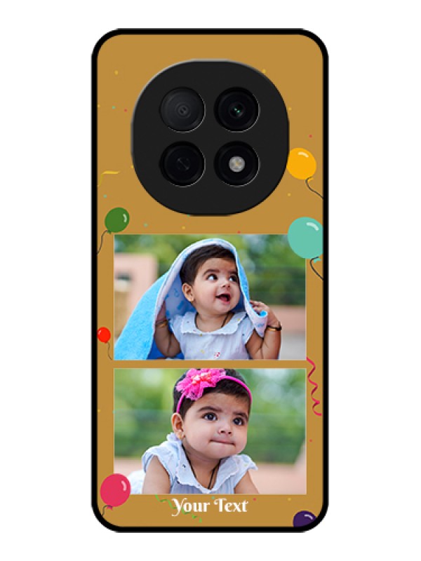 Custom Oppo F29 Pro 5G Custom Glass Phone Case - Image Holder With Birthday Celebrations Design