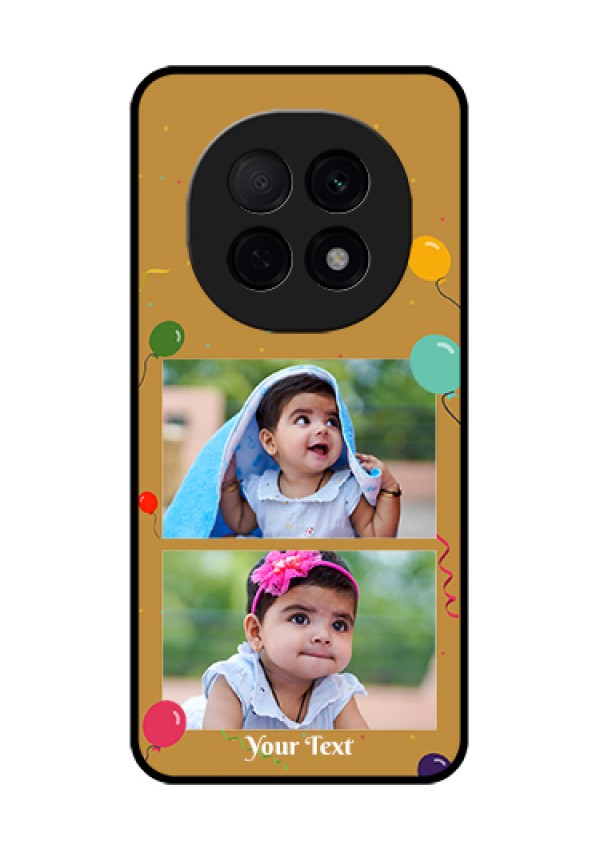 Oppo F29 Pro 5G Custom Glass Phone Case - Image Holder With Birthday Celebrations Design