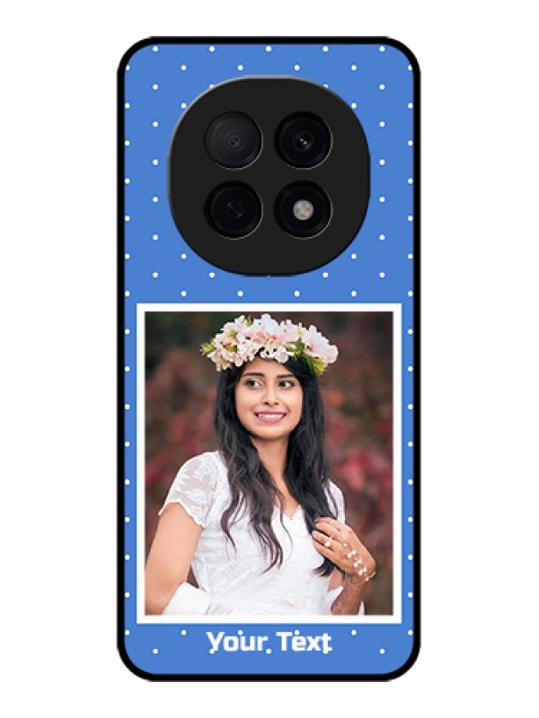 Custom Oppo F29 Pro 5G Custom Glass Phone Case - Polka Dots Design