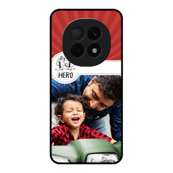Oppo F29 Pro 5G Custom Glass Phone Case - My Dad Hero Design