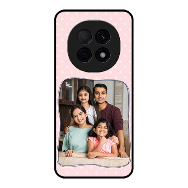 Oppo F29 Pro 5G Custom Glass Phone Case - Family With Dots Design