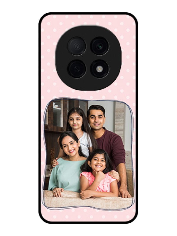 Custom Oppo F29 Pro 5G Custom Glass Phone Case - Family With Dots Design
