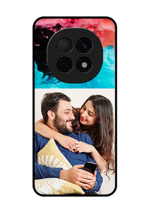 Oppo F29 Pro 5G Custom Glass Phone Case - Quote With Acrylic Painting Design