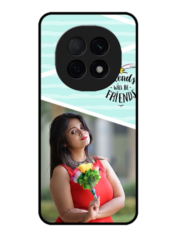 Custom Oppo F29 Pro 5G Custom Glass Phone Case - Friends Picture Icon Design