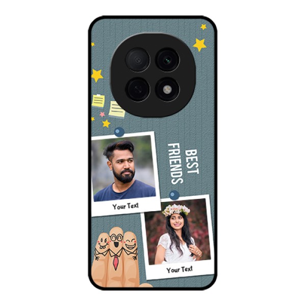 Oppo F29 Pro 5G Custom Glass Phone Case - Sticky Frames And Friendship Design Oppo F29 Pro 5G Custom Glass Phone Case - Sticky Frames And Friendship Design