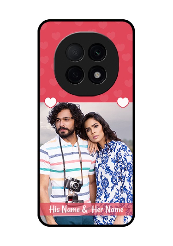 Oppo F29 Pro 5G Custom Glass Phone Case - Simple Love Design
