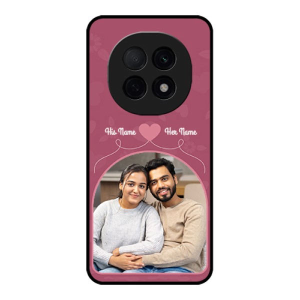 Oppo F29 Pro 5G Custom Glass Phone Case - Love Floral Design