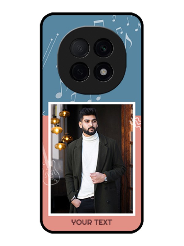 Custom Oppo F29 Pro 5G Custom Glass Phone Case - With Color Musical Note Design