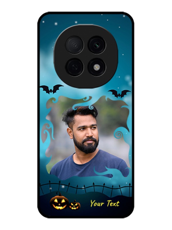 Custom Oppo F29 Pro 5G Custom Glass Phone Case - Halloween Frame Design