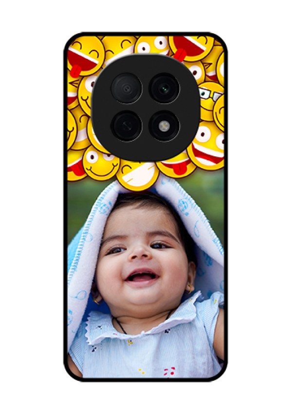 Oppo F29 Pro 5G Custom Glass Phone Case - With Smiley Emoji Design