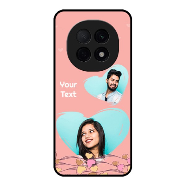 Oppo F29 Pro 5G Custom Glass Phone Case - Love Doodle Design