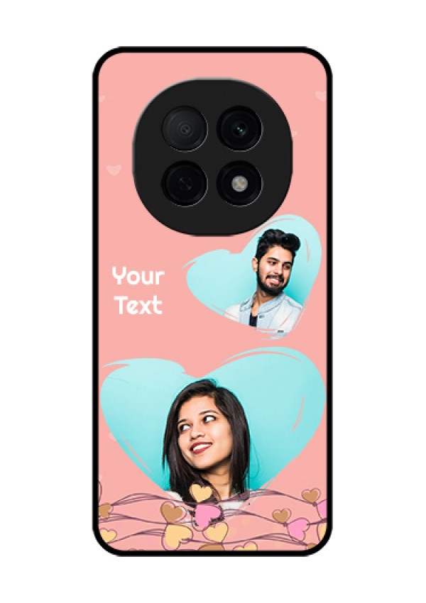Oppo F29 Pro 5G Custom Glass Phone Case - Love Doodle Design