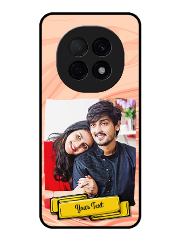 Custom Oppo F29 Pro 5G Custom Glass Phone Case - Marble Texture Design