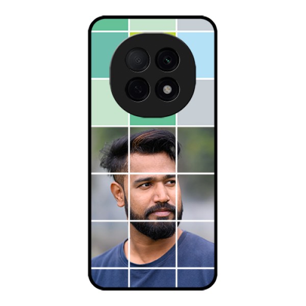 Oppo F29 Pro 5G Custom Glass Phone Case - With White Box Pattern