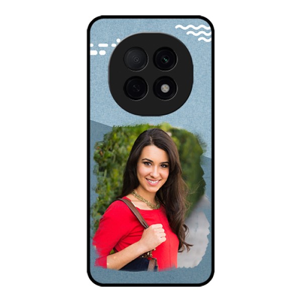 Oppo F29 Pro 5G Custom Glass Phone Case - Grunge Line Art Design