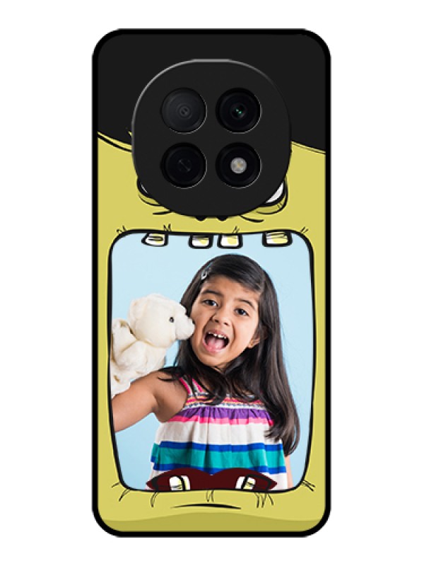 Custom Oppo F29 Pro 5G Custom Glass Phone Case - Cartoon Monster Back Case Design