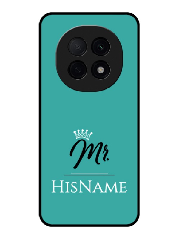 Custom Oppo F29 Pro 5G Custom Glass Phone Case - Mr With Name Design