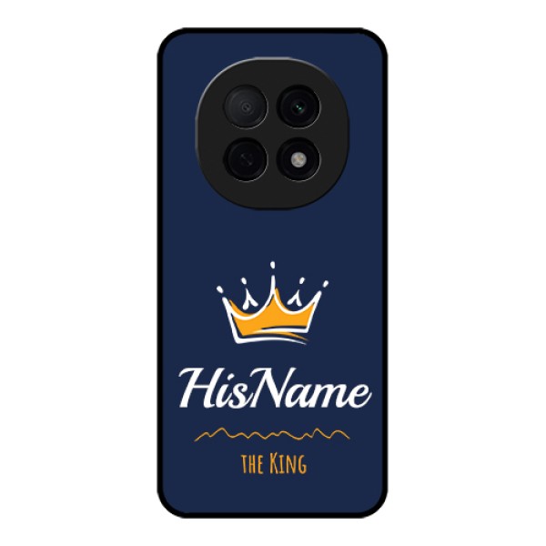 Oppo F29 Pro 5G Custom Glass Phone Case - King With Name Design