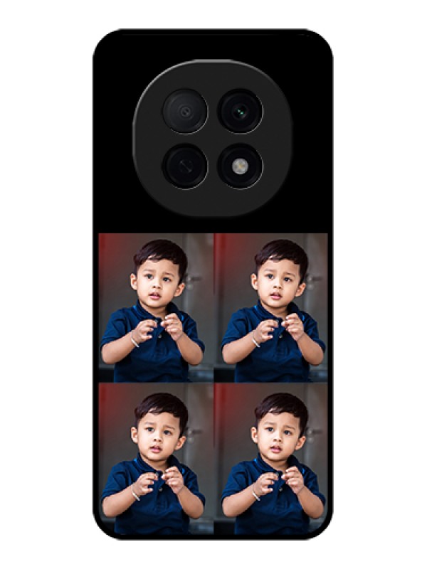 Custom Oppo F29 Pro 5G Custom Glass Phone Case - 4 Image Holder Design