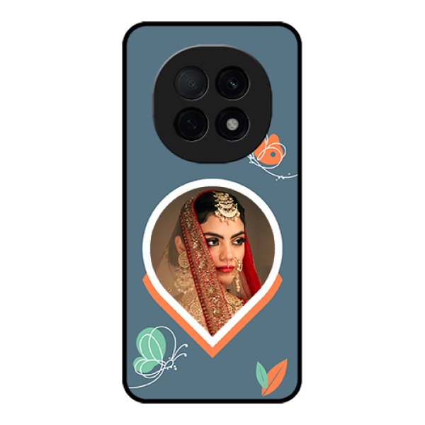 Oppo F29 Pro 5G Custom Glass Phone Case - Droplet Butterflies Design Oppo F29 Pro 5G Custom Glass Phone Case - Droplet Butterflies Design