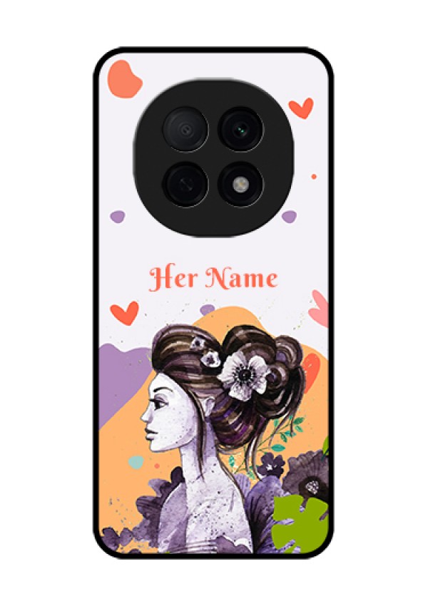 Oppo F29 Pro 5G Custom Glass Phone Case - Woman And Nature Design