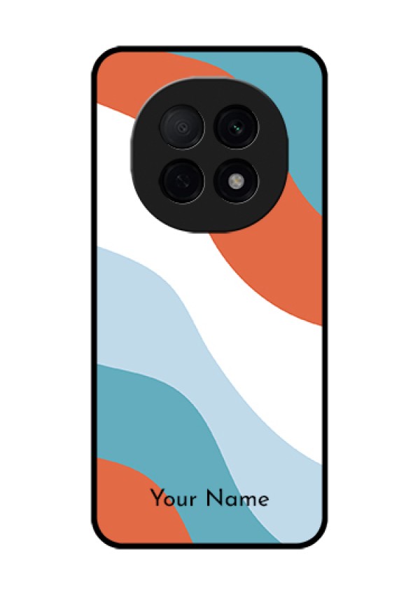 Oppo F29 Pro 5G Custom Glass Phone Case - Coloured Waves Design