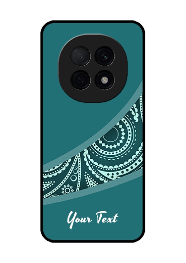 Oppo F29 Pro 5G Custom Glass Phone Case - Semi Visible Floral Design