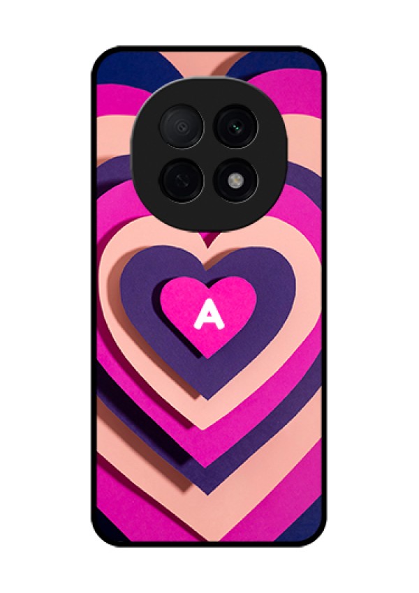 Oppo F29 Pro 5G Custom Glass Phone Case - Cute Heart Pattern Design
