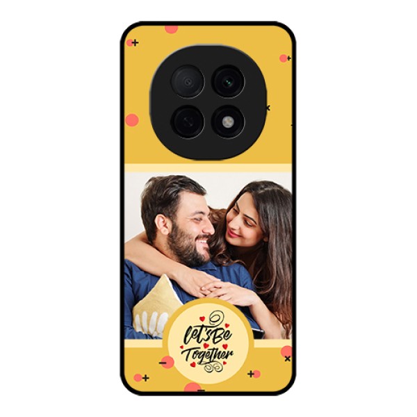 Oppo F29 Pro 5G Custom Glass Phone Case - Lets Be Together Design