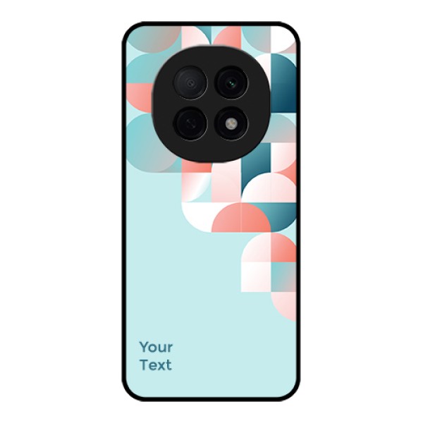 Oppo F29 Pro 5G Custom Glass Phone Case - Stylish Semi - Circle Pattern Design