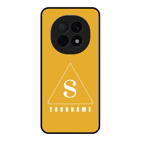 Oppo F29 Pro 5G Custom Glass Phone Case - Simple Triangle Design
