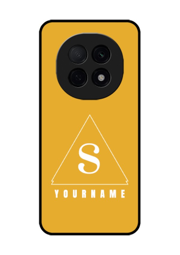 Oppo F29 Pro 5G Custom Glass Phone Case - Simple Triangle Design