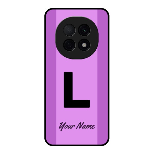 Oppo F29 Pro 5G Custom Glass Phone Case - Tricolor Custom Text Design