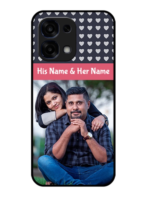 Custom Oppo F31 5G Custom Glass Phone Case - Love Symbols Design