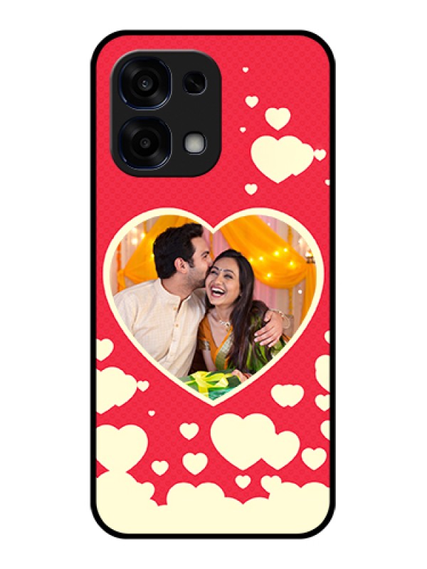 Custom Oppo F31 5G Custom Glass Phone Case - Love Symbols Phone Cover Design