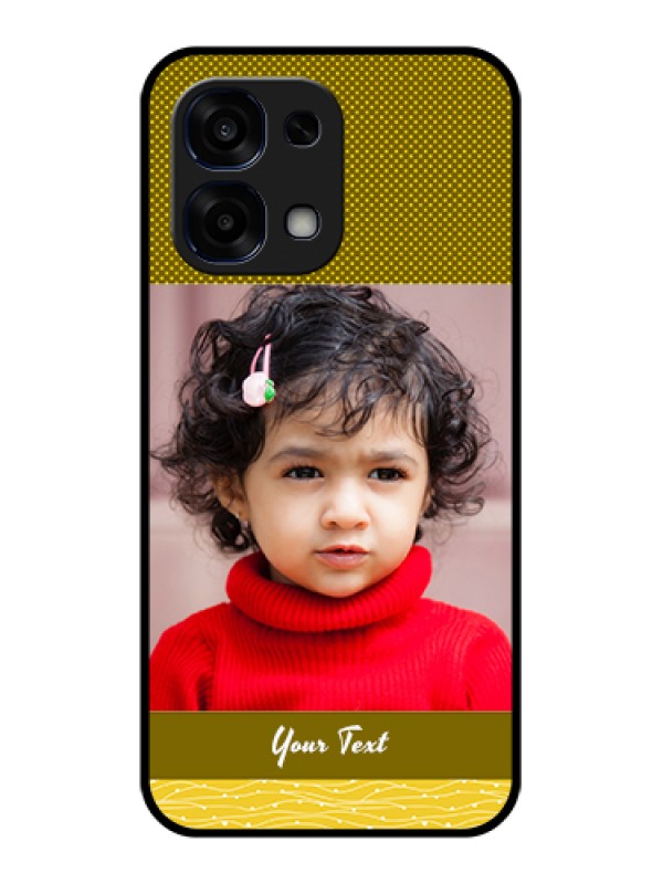 Custom Oppo F31 5G Custom Glass Phone Case - Simple Green Color Design