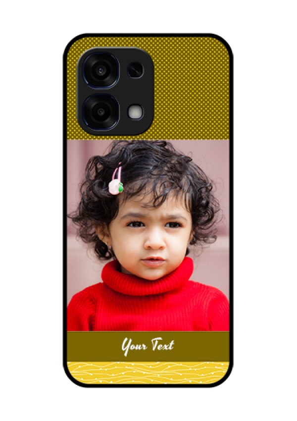 Oppo F31 5G Custom Glass Phone Case - Simple Green Color Design