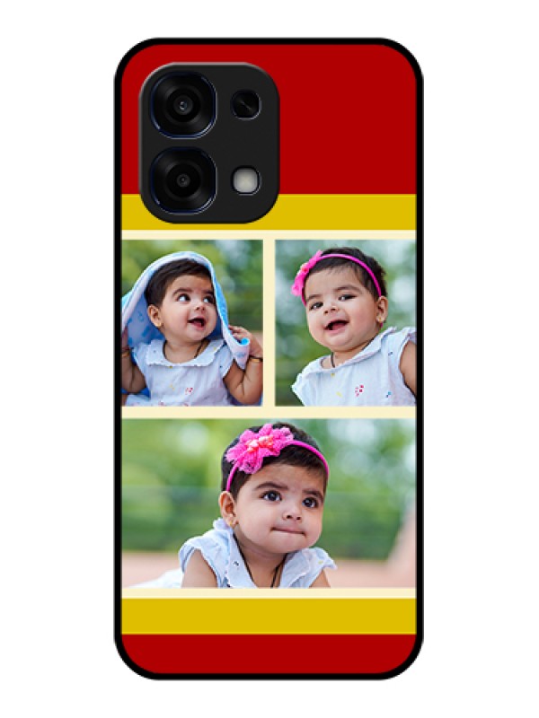 Custom Oppo F31 5G Custom Glass Phone Case - Multiple Pic Upload Design