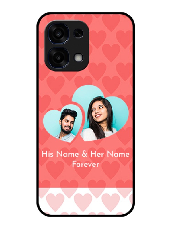 Custom Oppo F31 5G Custom Glass Phone Case - Couple Pic Upload Design